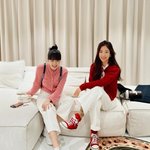 기은세X예린, 예쁜 애 옆 예쁜 애 조합..커플 화이트 <b>팬츠</b>