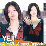 있지 ‘예지’, 너무 설레서 한숨도 못 잔 단발냥~‍⬛ (출국)[뉴스엔TV]