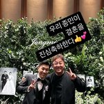 '11세 연하와 결혼' 김종민, 새신랑의 행복 <b>미소</b>…정준하 축하