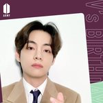 방탄 JP 팬클럽 생일 메세지 <b>뷔</b>