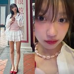 이미주, '<b>바비</b>인형'이 걸어다니네…미니스커트로 뽐낸 '165cm...