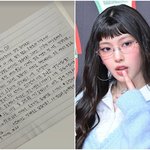 [댓글부탁해] '활동중단' 뉴진스 혜인, 자필편지 "마음의 짐...