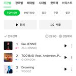 제니 <b>탑백</b> 1위