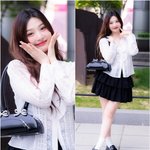 [T포토] 크러쉬 레드벨벳 조이 '누르면 나와, 애교 자판기'