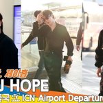 방탄소년단 ‘제이홉’, 댄디한 ‘호비’ 믓지다 (출국)[뉴스엔TV]