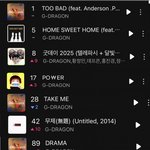 현재 멜론 <b>탑백</b> 상황ㅋㅋㅋㅋ지디