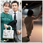 “비 와도 나가야 해요”…이민정, ‘나가는 병’ 딸과 지하주차장...