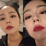 '연정훈' 한가인, 파격적인 레드립+입술 피어싱..<b>리정</b> 닮은꼴