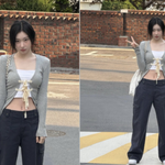 채령, 내추럴 무드 속 Y2K 감성…꾸안꾸의 정석