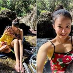 파경' 이시영, 8살 아들과 사이판으로 떠났다..이혼 후 더 행복...