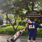 ‘이상해 며느리’ 김윤지, 탄탄 마름이란 이런 것..딸과 산책에...