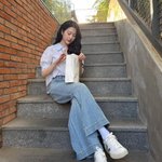 [댓글부탁해] '장원영 언니' 장다아, <b>볼살</b> 쏙 빠진 늘씬한 자태···점점...