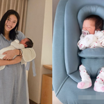 손담비, '생후 21일' 딸 <b>바라</b>만 봐도 좋아.."오구오구"...