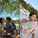 에일리최시훈, 몰디브서 눈빛으로 말해요…바다 위 신혼 <b>디너</b>+별빛...