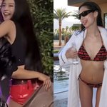 제니, 모친이 노출 막아도 소용 없네..햔뼘 비키니로 몸매 과시...