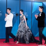 [드루와] [사진]신동엽-수지-박보검,'레드카펫 밟는 3MC'