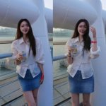 '결별설' 성해은, '커플 성지' 한강 나섰다…동행 <b>인물</b>에 궁금증↑