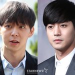 '마약·사생활 논란' 박유천·김현중, 방송 자료화면 나란히 '모자이크...