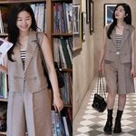 “신랑과 꽃보다 하객룩”…전진 아내 류이서, 도시 감성 풀세팅