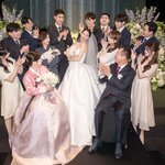 남보라 결혼식, 춤추는 신부... 유이·홍진경·이찬원도 축하 [HI현장]