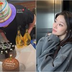 '황재균 이혼' 지연, 오빠 생일에 함께.."친구들 고마워"