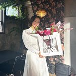 '쌍둥이 싱글맘' 한그루, 이혼 후 받은 꽃다발.."감사합니다"...