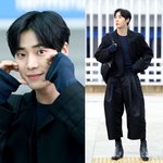 父母' <b>DNA</b> 빛났다…186cm 추영우, 런웨이 같은 '올블랙'...