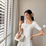 ‘임창정’ 서하얀, 올화이트룩으로 <b>청순</b>한 엄마..子와 데이트 중