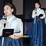 박경림 코디 또 열일했네, 한복 모델이래도 믿을 <b>단아</b>美