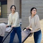 ‘9세 <b>연상</b>’손연재, 고급 유모차 끌고... 대학생 같은 비주얼