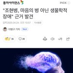 <b>조현</b>병 장애래