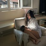 장재인, 셔츠만 걸쳤나? 완벽한 하의실종 [DA]