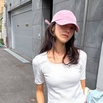 '176cm' 서하얀, 얼굴 얼마나 작으면…미취학 아동과 대결