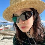 산다라박, 휴양지서도 돋보이는 뼈말라 몸매