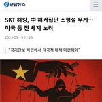 이번에 <b>skt</b> 유심사태도 중국짓이래