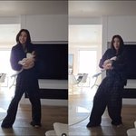 육아법…제니 춤 추며 딸 <b>재우</b>는 엄마 "잘 잔다 우리 아가"