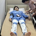 허리디스크 수술 당시 사진 공개..“다리에 감각이 없어, <b>천장</b>만...