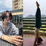 김지호, 가느다란 팔로 또 번쩍번쩍…장소 안 가리는 비현실적 <b>유연</b>성