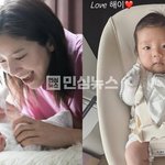 손담비 똥손이라 미안하다고 딸 사진 올렸는데 ㄹㅇ 인형 미모임 ㅋㅋ