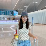 '이혼' 이시영, 한국 떠났다..<b>명품</b>으로 완성한 럭셔리 공항 패션
