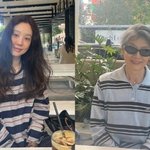 정려원, 미모 장난 아닌 은발의 母와 데이트‥엄마 닮아 예뻤구나