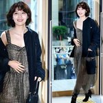 정경호 최수영, 여름 하객룩의 정석…시스루 체크+웨스턴 부츠까지...