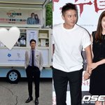  갑상선암 투병에도 의욕 넘치는 <b>이유</b> "아내가 커피차 <b>선물</b>"