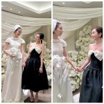 [댓글부탁해] 제시카, 하객룩도 어쩜 이래…블랙 드레스로 신부보다...