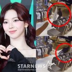 '카리나 들고 튀어'..직원 앞서 버젓이 '등신대 도난사건' 황당[스타이슈]