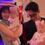 ‘14년 열애’ 정경호최수영, 결혼식에서 포착..아기 안고 함박<b>웃음</b>