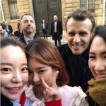 [SCin스타] 맹승지, <b>마크롱</b> 프랑스 대통령 만났다 "잘생긴...
