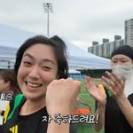 이은형, 아들 응원에 힘냈다...子와 경기 직관한 강재준 "명품패스"...