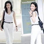 父 구속·이승기 손절에도…이유비, 당당 공항룩 '해외行'