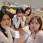 뭉쳤다···권은비·김민주·김채원·최예나 반가운 재회[<b>SNS</b>는 지금]